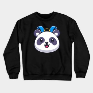 Cute Panda Bag Cartoon Crewneck Sweatshirt